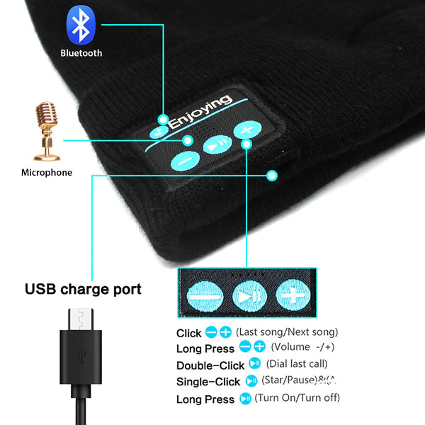 Bluetooth Music Beanie